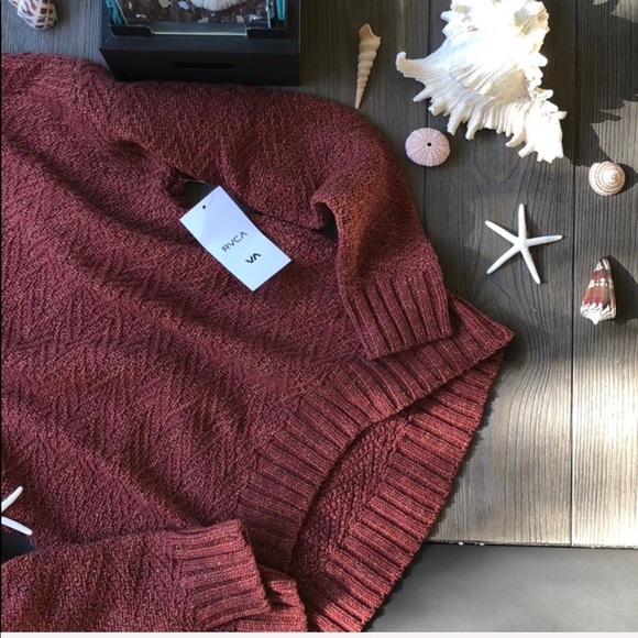 ☀️🌴RVCA- ZIGGED SWEATER🌴☀️ - Picture 5 of 8